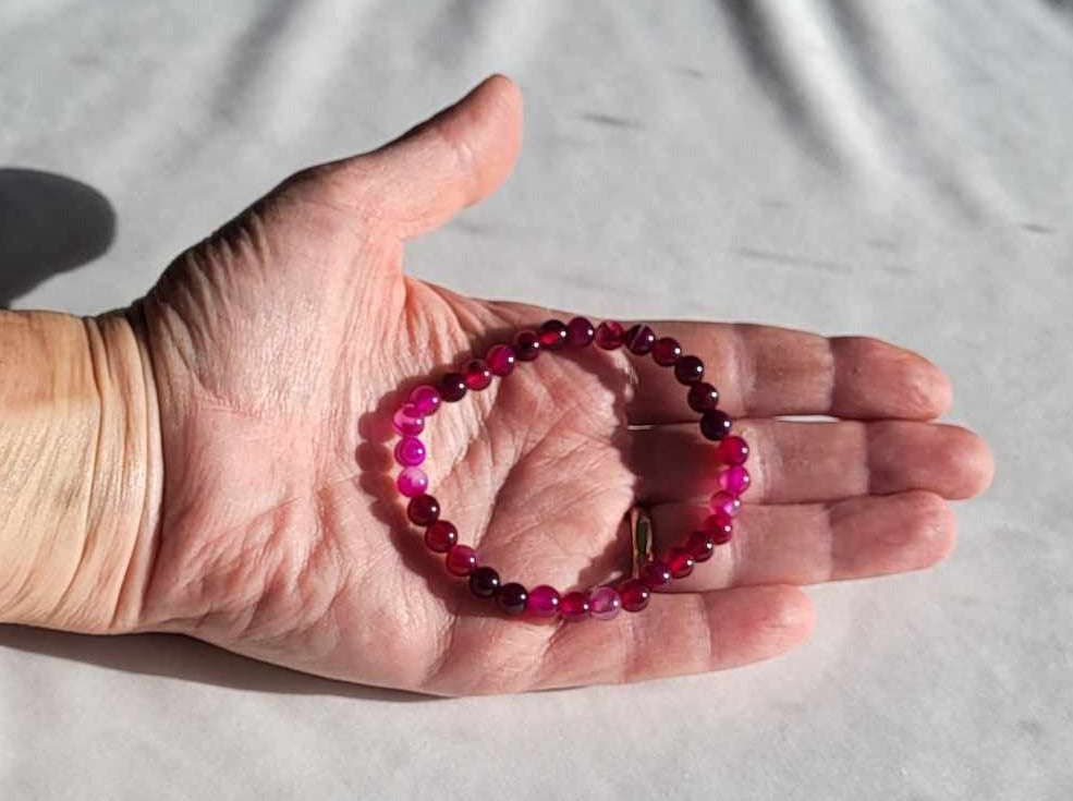 Agat Pink 6 mm